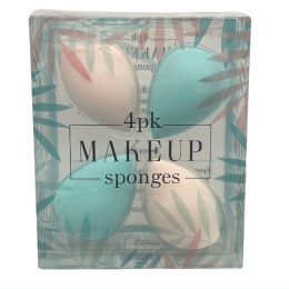 Nord+Bare 4pk Makeup Blending Sponges in Aqua Blue & Ivory