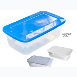 Storage Box w Lid - Lid Colors Vary