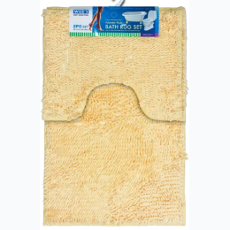 2Pc Solid Bath Mat Set - 4 Color Options