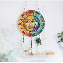DIY Sun /Moon Diamond Painting Suncatcher Kit