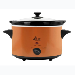 Eco+Chef 4 Quart Copper Slow Cooker