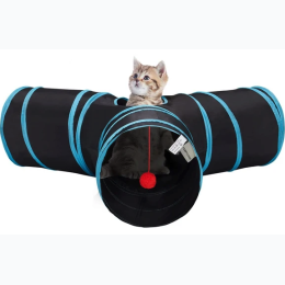 Pop-Up Cat Tunnel with Teaser Toys