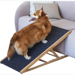 Foldable – Non-Slip - Lightweight 4-Level Ramp for Large or Small Dogs - up to 100 Lb