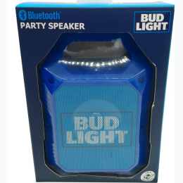 Bud Light Tailgate Bluetooth Party Speaker with LED Lights