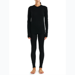 Women's Famous Maker 2pc Dry Fit Baselayer in Black