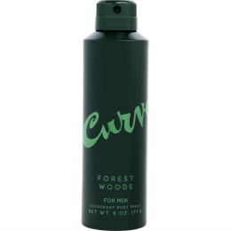 Curve Forest Woods Deodorant & Body Spray for Men - 6 oz