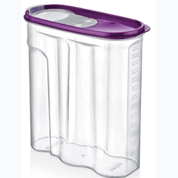 Plastic Food Storage 4LtLt. - Lid Colors Will Vary 81oz BPA Free