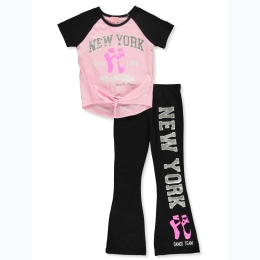 Toddler Girl Born To Dance Ballet Flared Legging Set