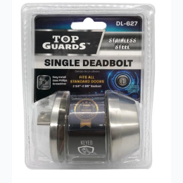 Single Deadbolt Lock - Stainless Steel