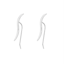 Women's 925 Sterling Silver Flow Earrings