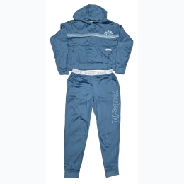 Women's Branded 2 Piece Hoodie Set in Storm Blue