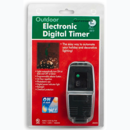 Electronic Digital UL Photocell Timer