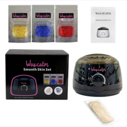 Waxcalm Smooth Skin Set – Wax Warmer w/ 3 Scented Wax Bean Pellets