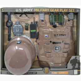 Official USA Army Brand Soldier Dress Up Accessories in Box