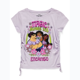 Girl's Encanto Magic Awaits You Graphic T-Shirt in Lilac