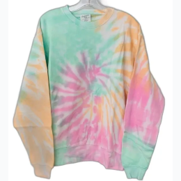 Adult Tie Dye Crewneck Sweatshirt -