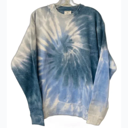 Adult Tie Dye Crewneck Sweatshirt - Waterfall Swirl